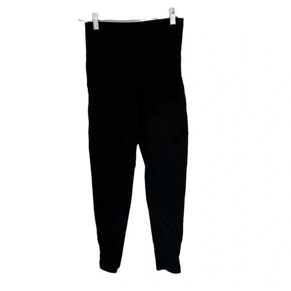 Aerie Black Leggings with Mesh S - Picture 1 of 5